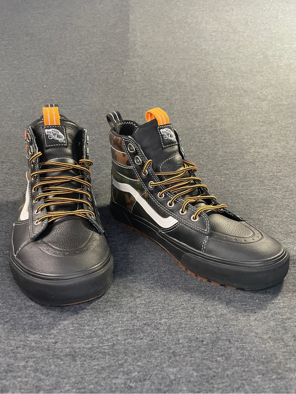 VANS Sk8-Hi MTE 2.0 DX High-Top Sneakers Black Leather/Camo All Weather